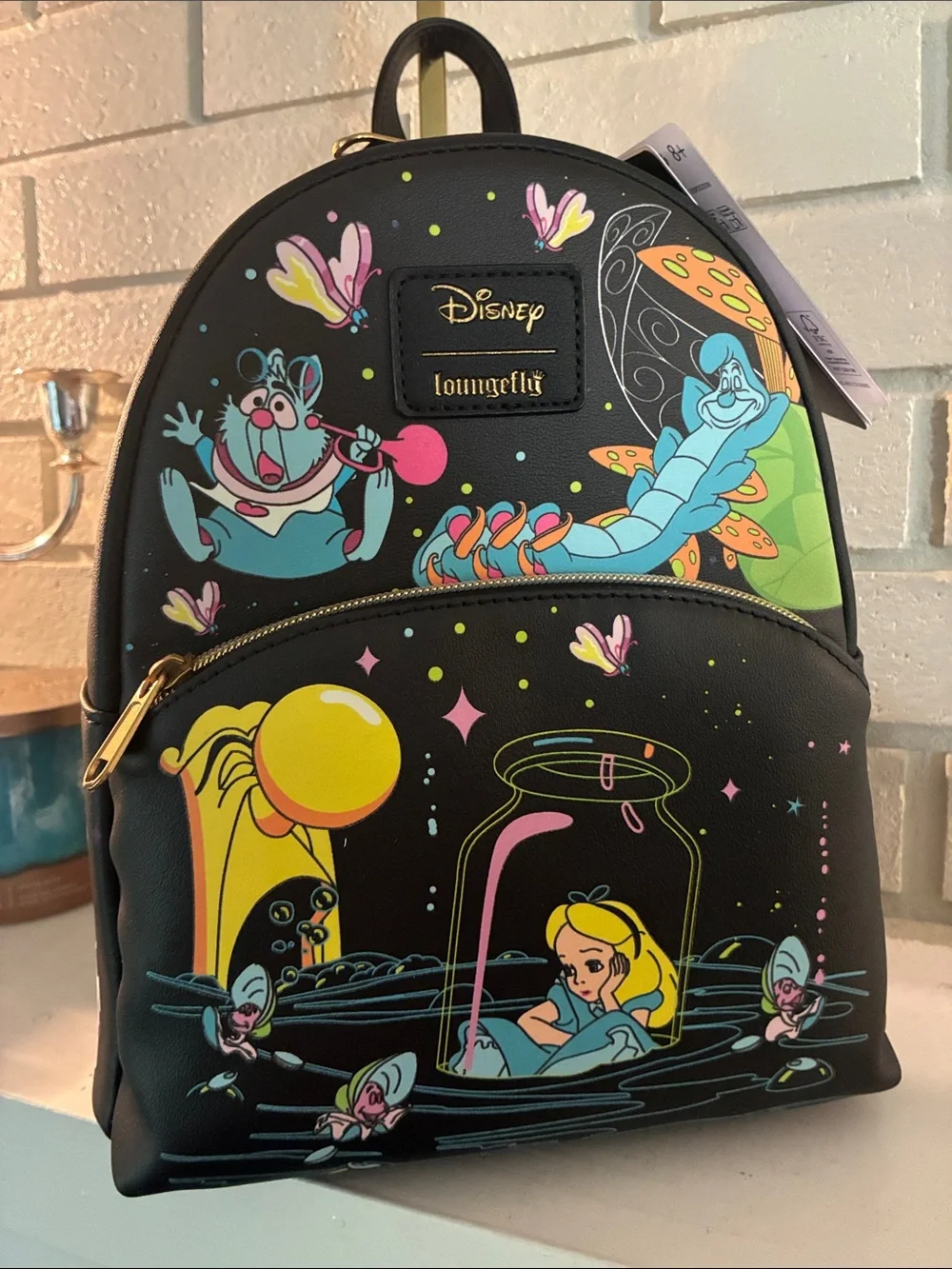 Disney x Loungefly Alice Psychedelic Mini Backpack